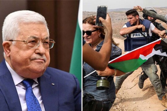 ইসরায়েলে মাহমুদ আব্বাসের সফরের পরই গাজায় হামলা