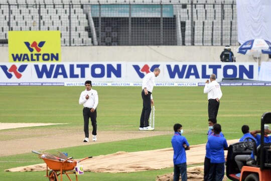 মিরপুর টেস্টের দ্বিতীয় দিনের খেলা বাতিল