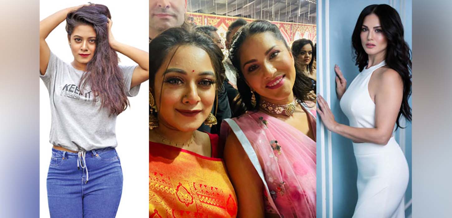 সানি লিওনের সঙ্গে নাচলেন দীঘি, তুললেন ছবি