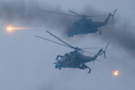 ইউক্রেনের হেলিকপ্টার ও বিমান ভূপাতিত করার দাবি রাশিয়ার