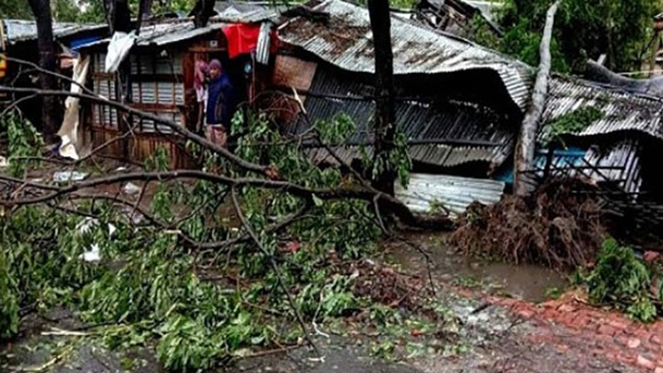 ঘূর্ণিঝড় ইয়াস’র প্রভাবে ভোলায় গাছচাপায় নিহত ১